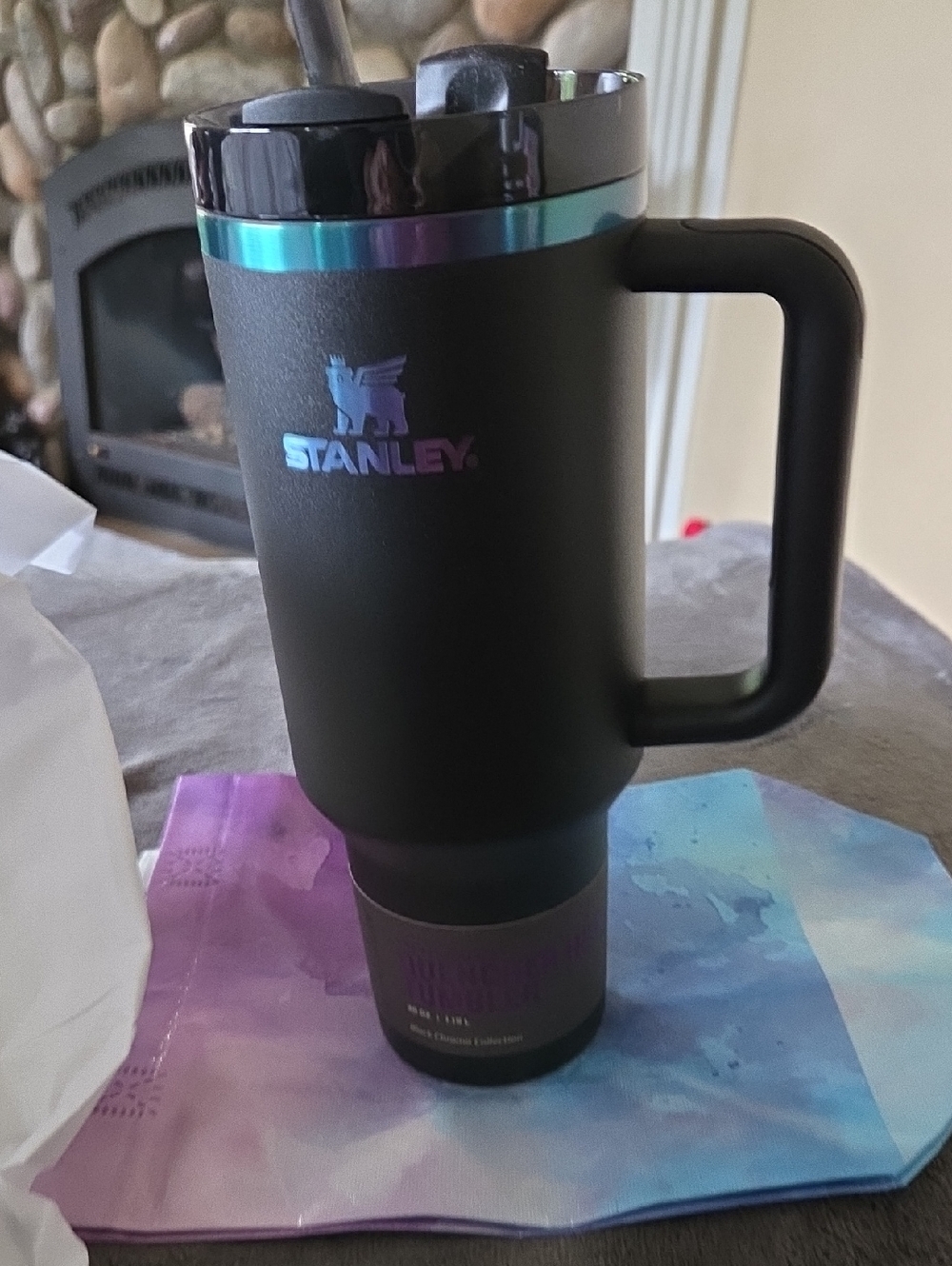 Stanley Black Chroma Flowstate Quencher 40 Oz Tumbler